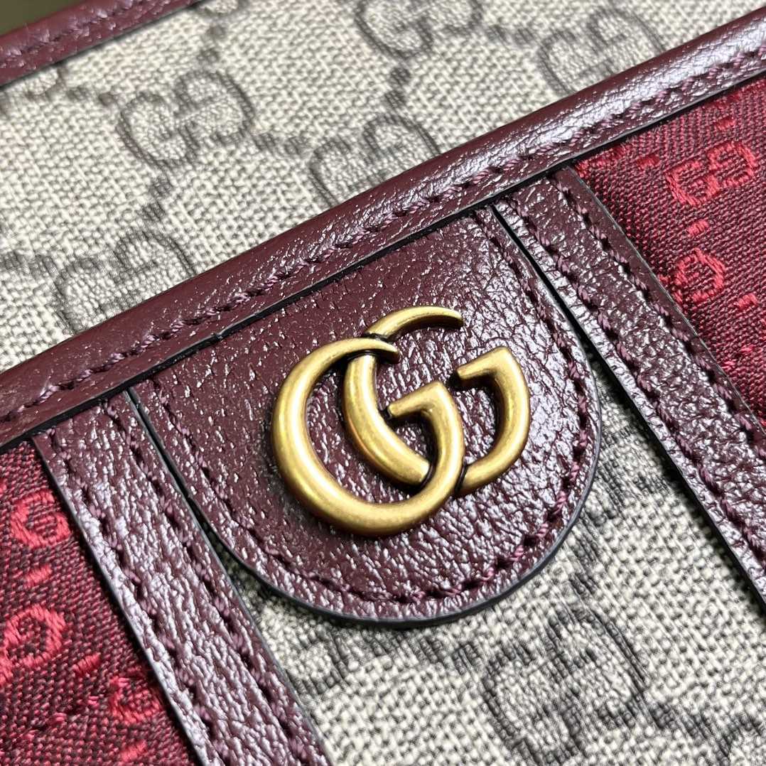 Gucci Mini GG Canvas Mini Shoulder Bag (21.5x 14x 7cm) - 