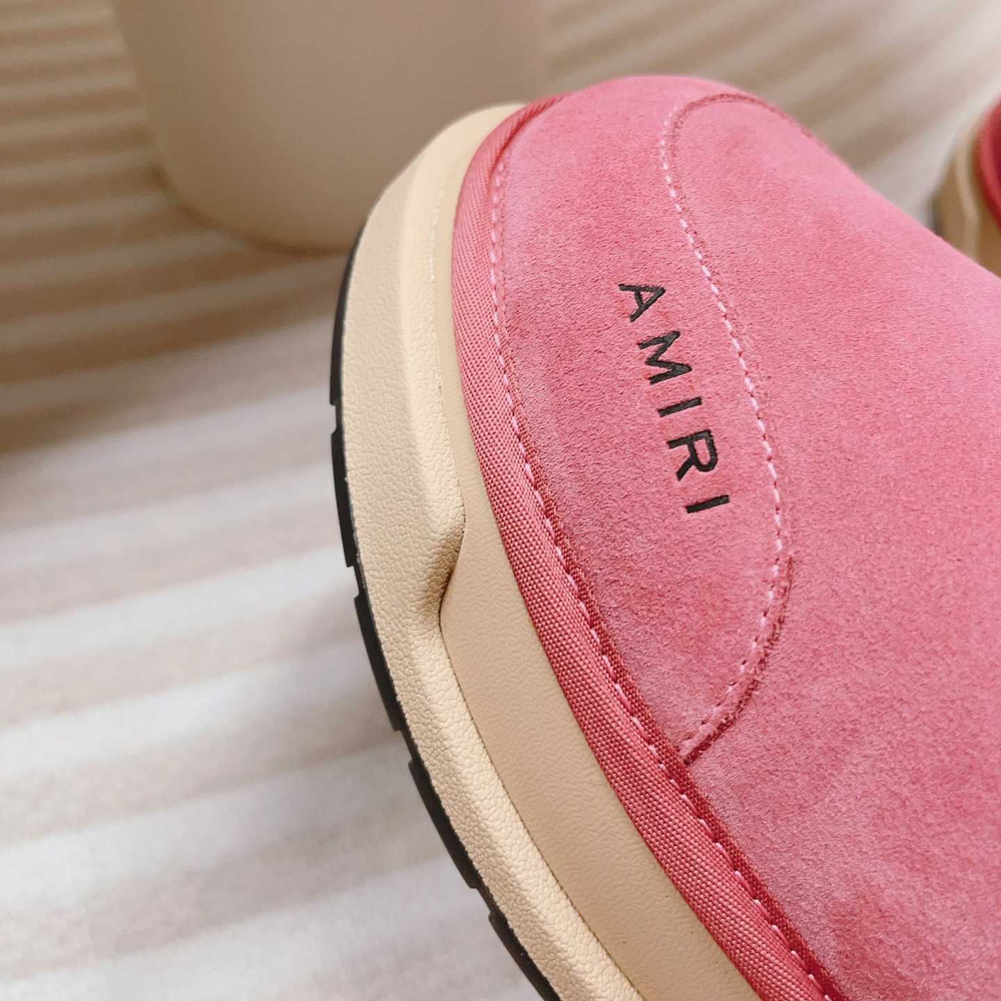 Amiri Malibu Shearling Lined Suede Boots - 