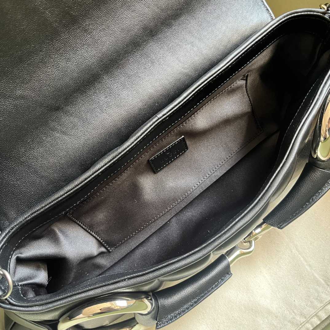 Gucci Horsebit Chain Medium Shoulder Bag (38x 15x 16cm) - 