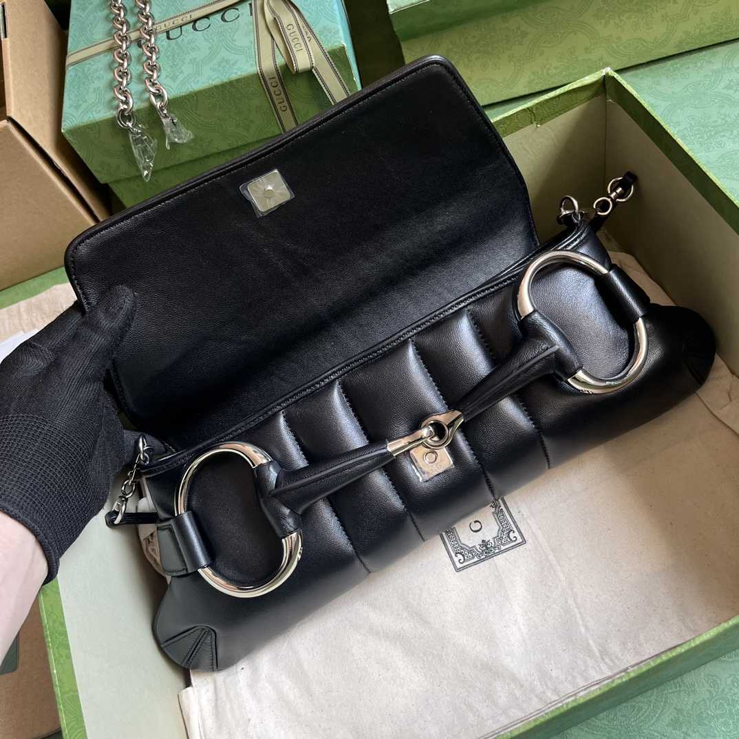 Gucci Horsebit Chain Medium Shoulder Bag (38x 15x 16cm) - 