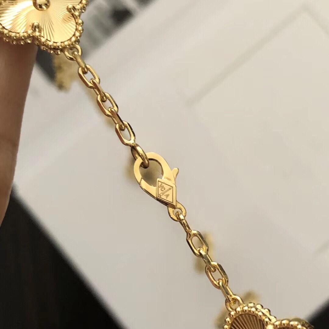 Van Cleef & Arpels Gold Alhambra Necklace - 