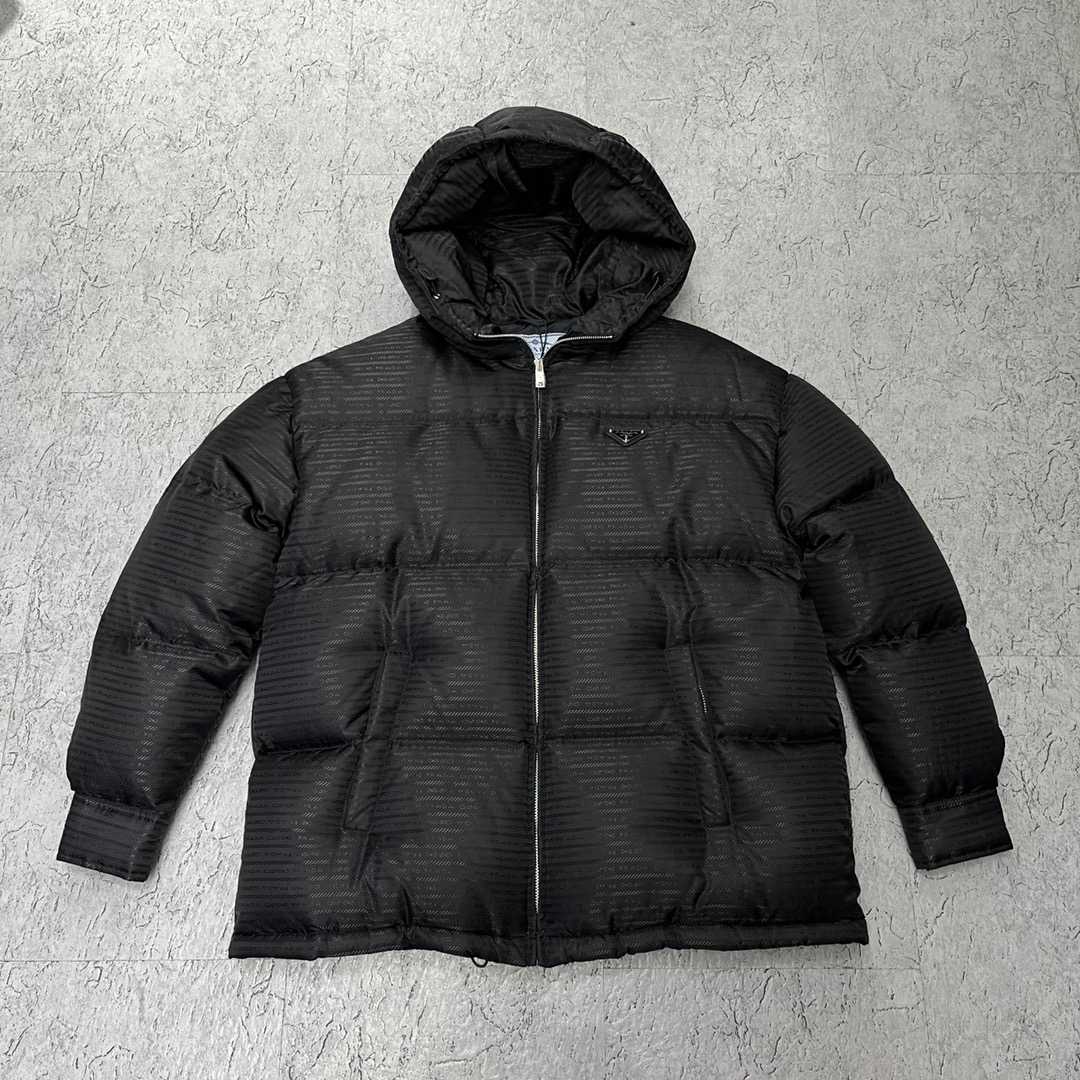 Prada Re-Nylon Hooded Down Jacket - 