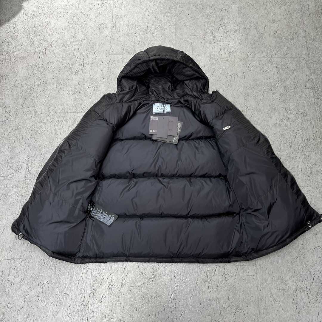 Prada Re-Nylon Hooded Down Jacket - 