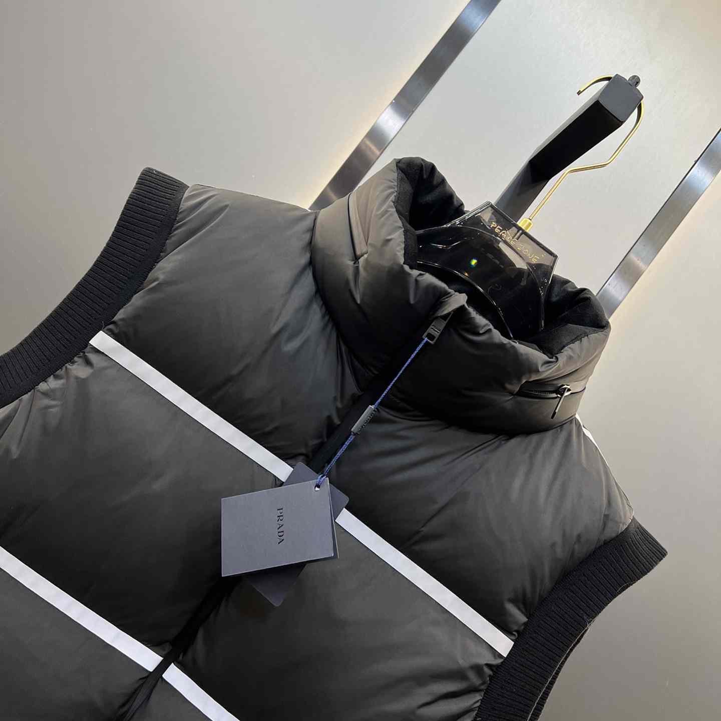 Prada Light Technical Fabric Down Vest - 