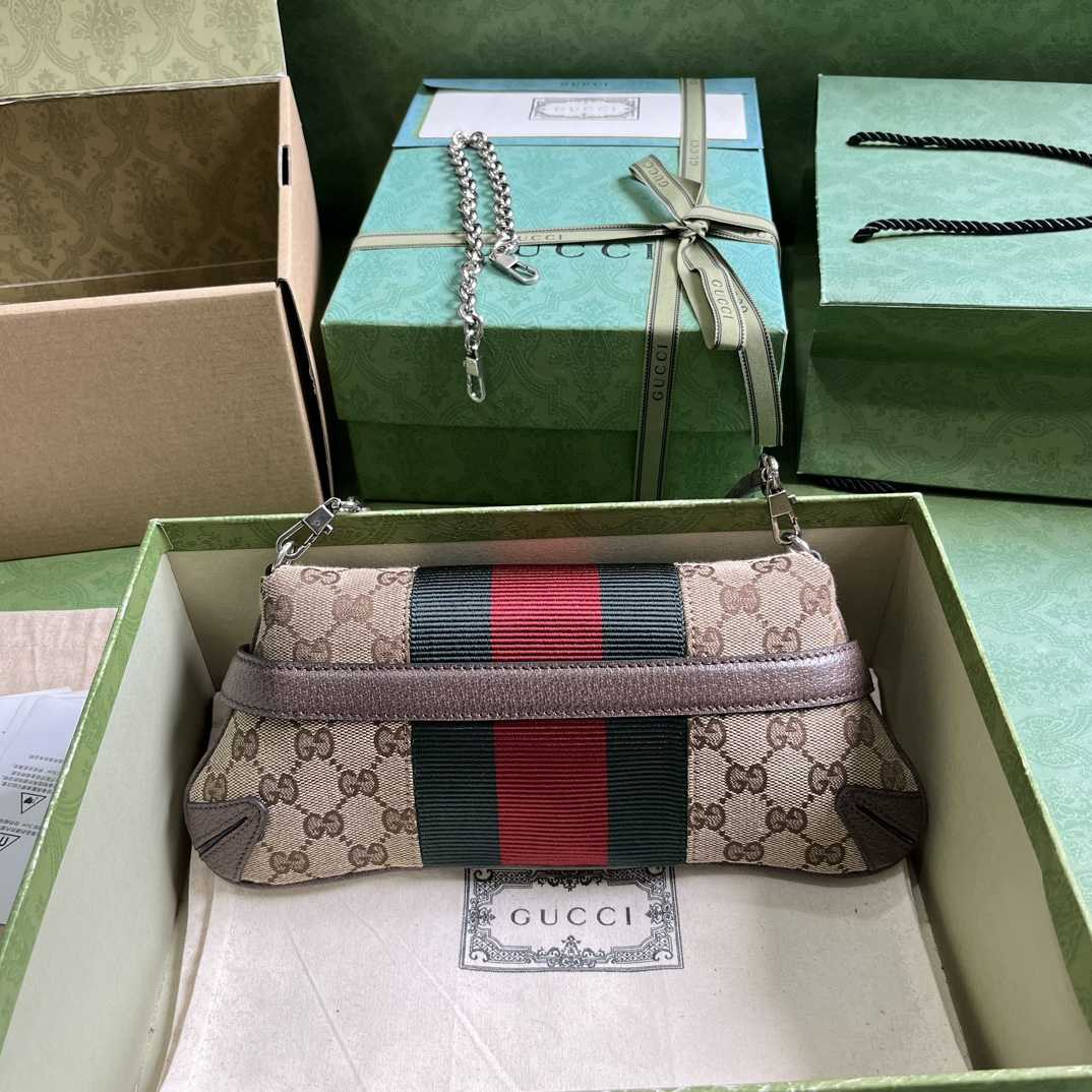 Gucci Horsebit Chain Small Shoulder Bag (27x 11.5x 5cm) - 