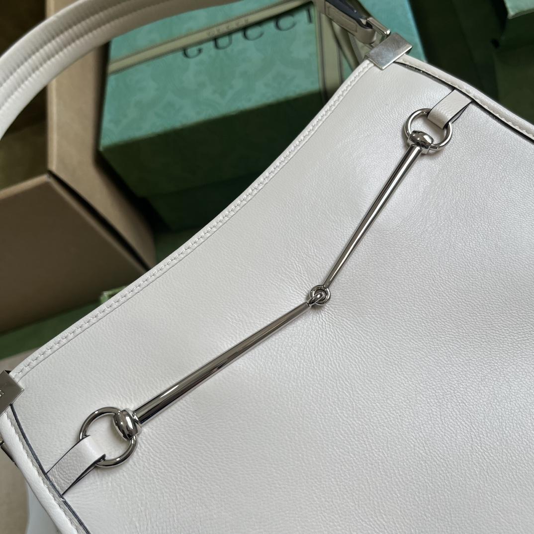 Gucci Horsebit Slim Small Shoulder Bag (23x 18.5x 3cm) - 
