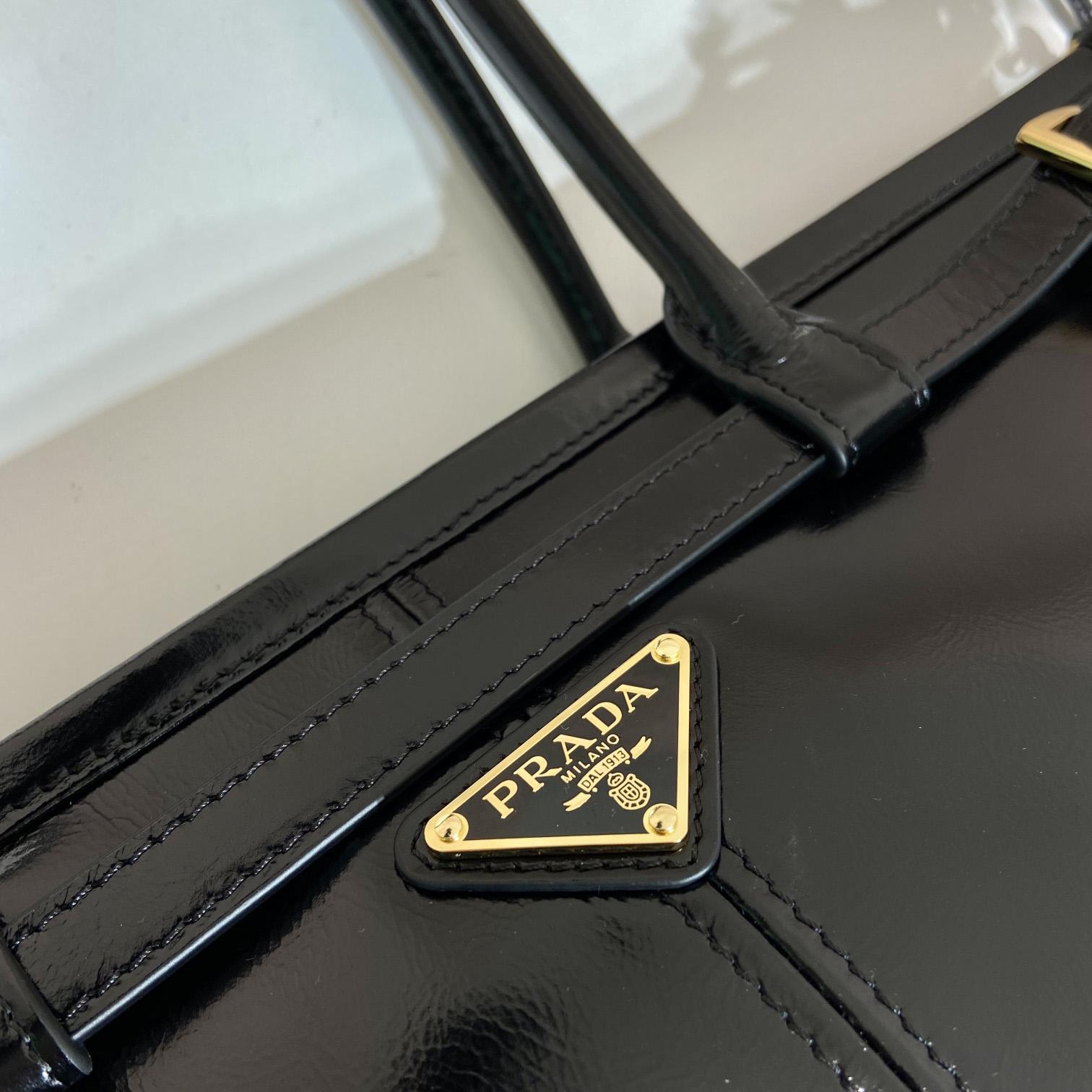 Prada Large Leather Handbag - 