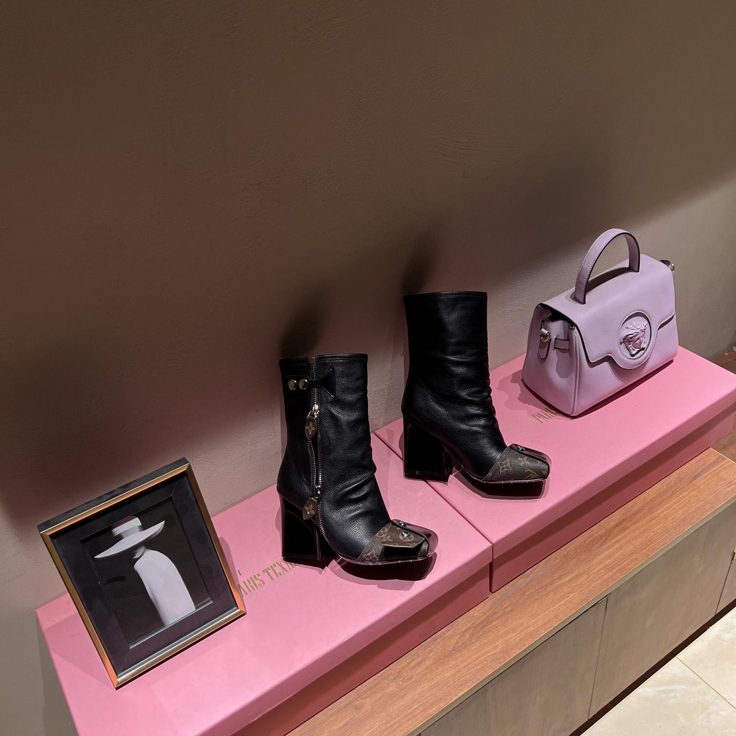 Louis Vuitton Patti Wedge Half Boot - 