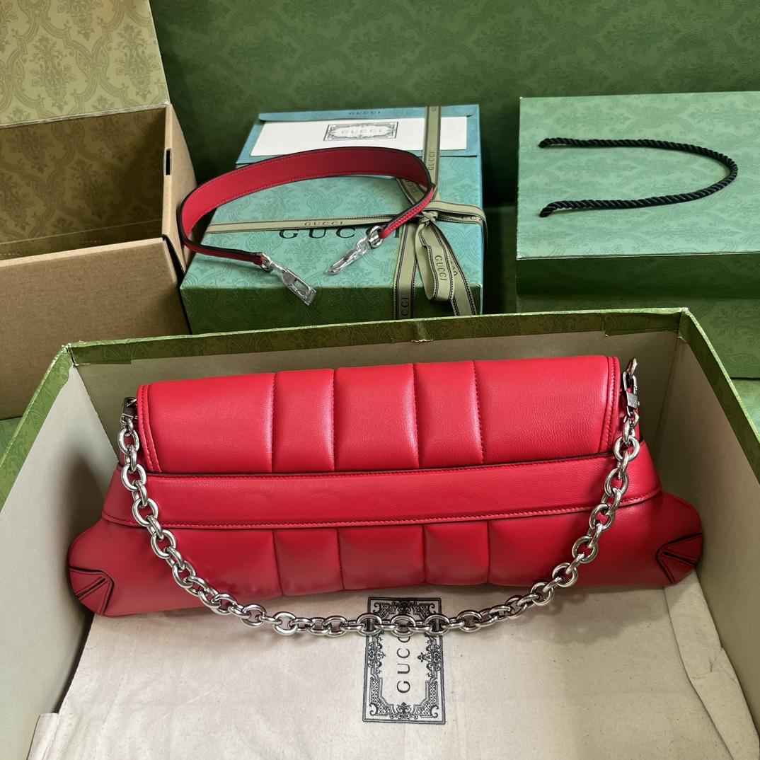 Gucci Horsebit Chain Medium Shoulder Bag (38x 15x 16cm) - 