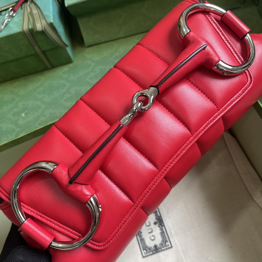 Gucci Horsebit Chain Medium Shoulder Bag (38x 15x 16cm) - 