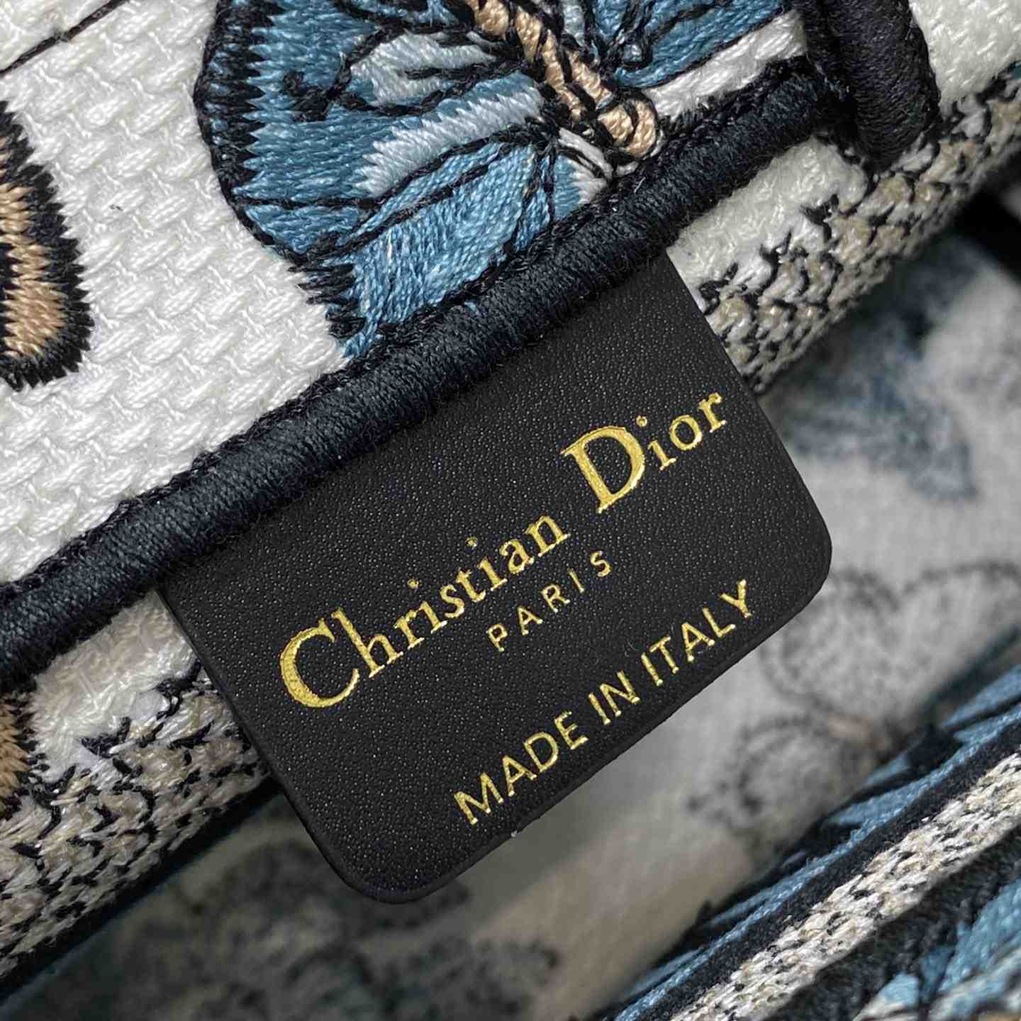 Dior Mini Dior Book Tote With Strap - 