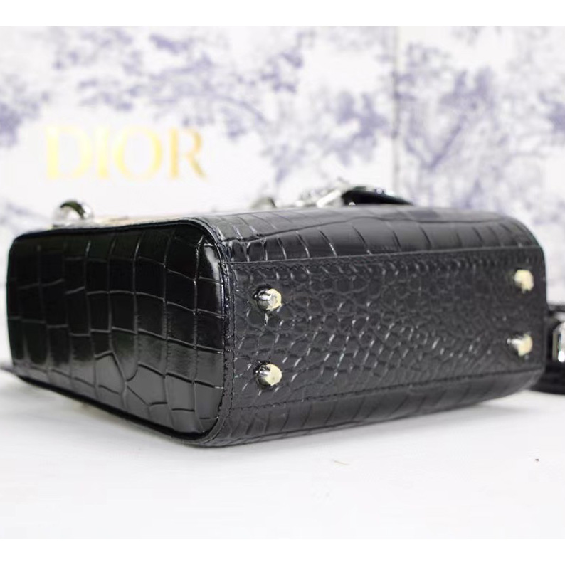 Dior Alligator Mini Lady Dior Bag (17-15-7cm) - 