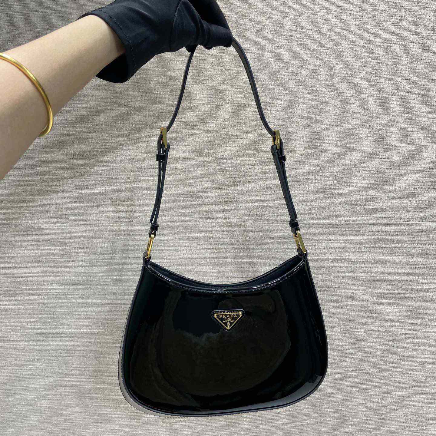 Prada Cleo Patent Leather Bag - 