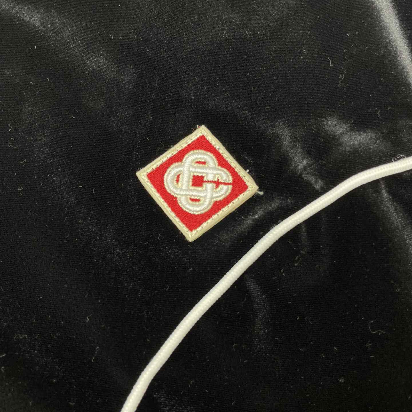 Casablanca Laurel Logo Patch Zipped Track Jacket - 