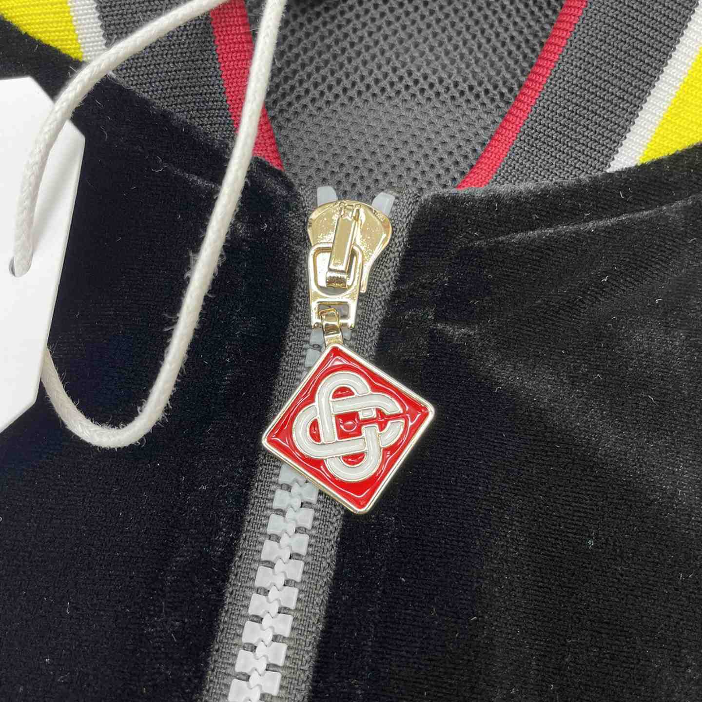Casablanca Laurel Logo Patch Zipped Track Jacket - 