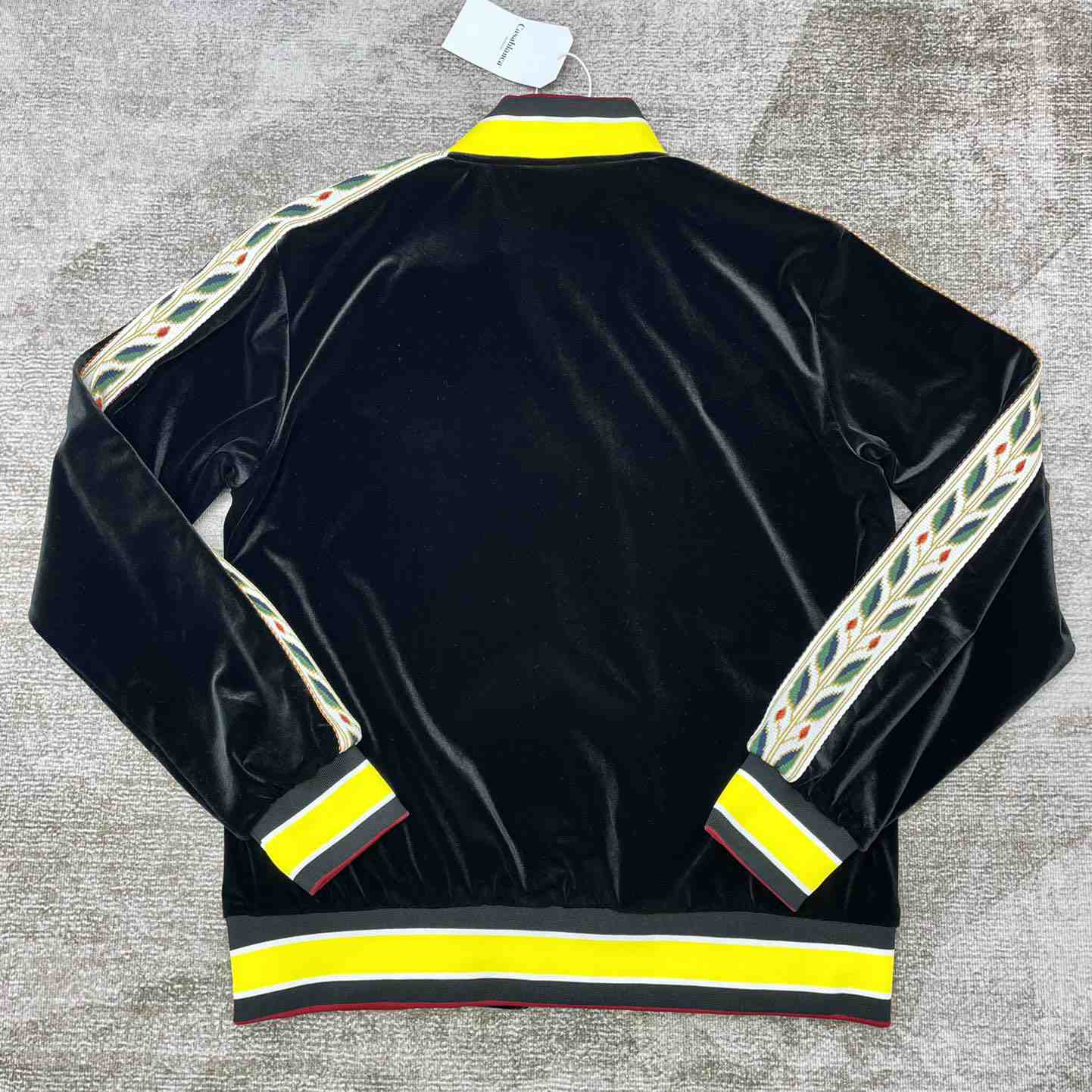 Casablanca Laurel Logo Patch Zipped Track Jacket - 