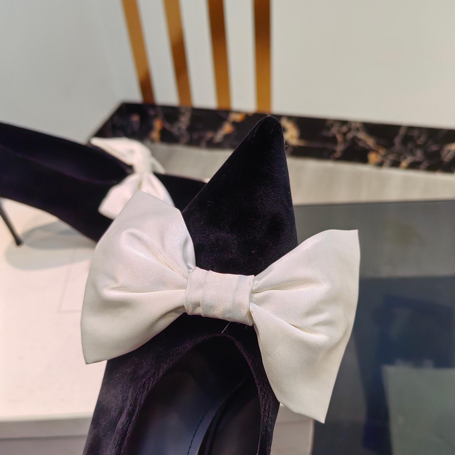 Balmain Velvet Clara Stilettos - 