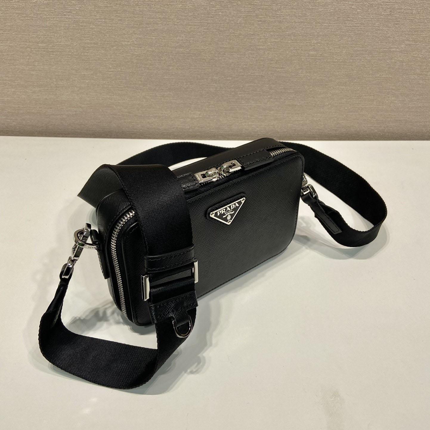 Prada Brique Saffiano Leather Bag - 