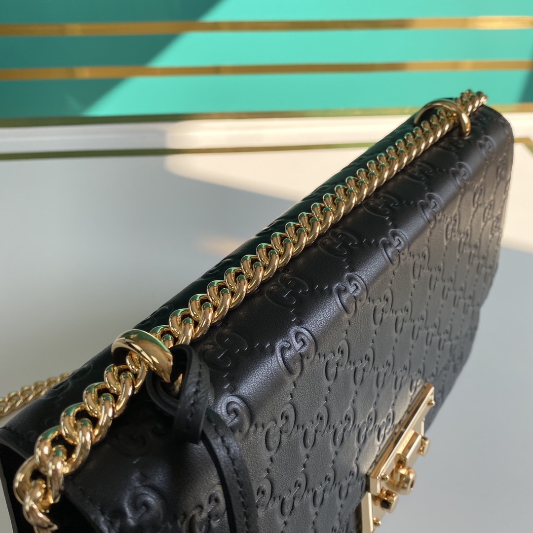 Gucci Padlock Shoulder Bag (30-19-10CM) - 