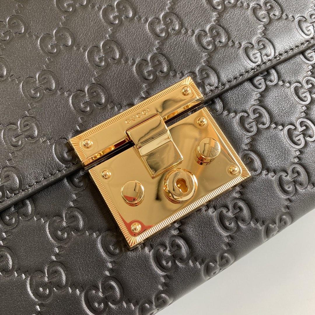 Gucci Padlock Shoulder Bag (30-19-10CM) - 