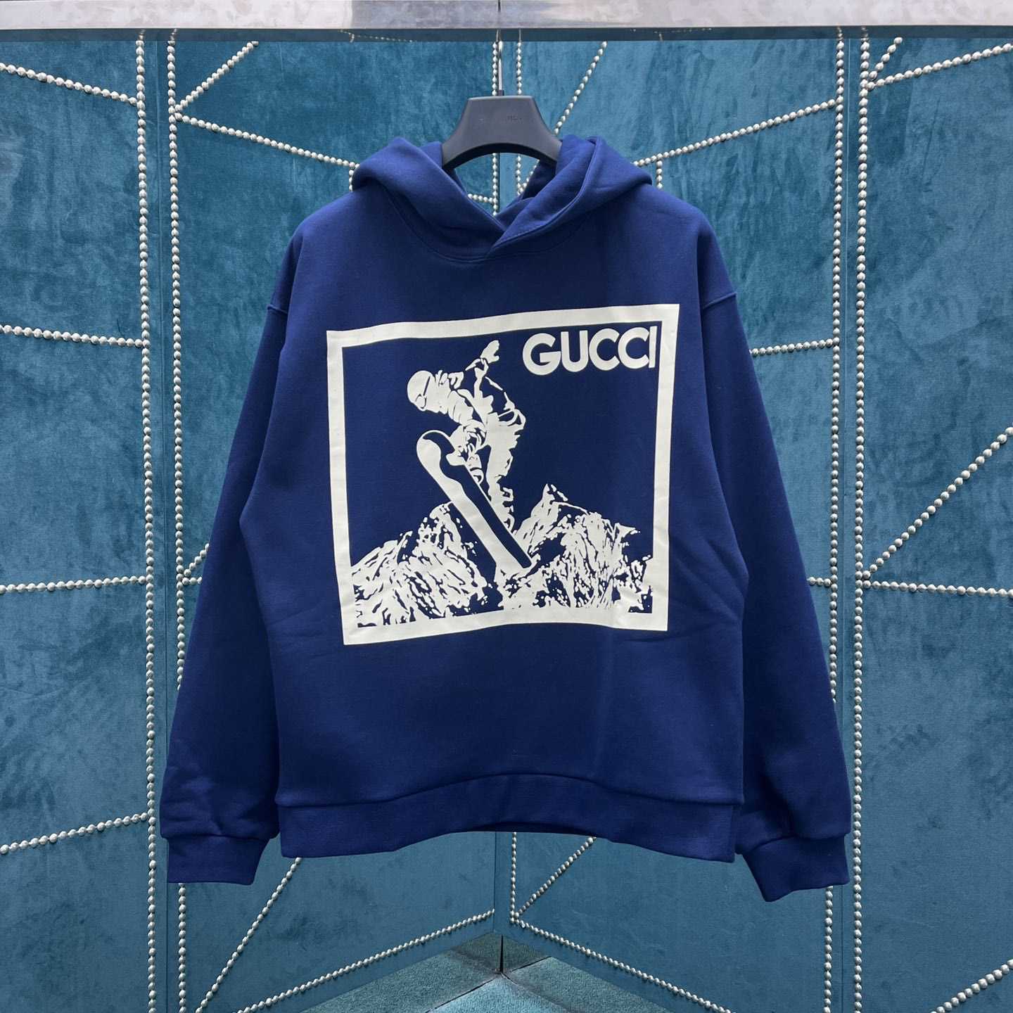 Gucci Cotton Jersey Hooded Sweatshirt - DesignerGu