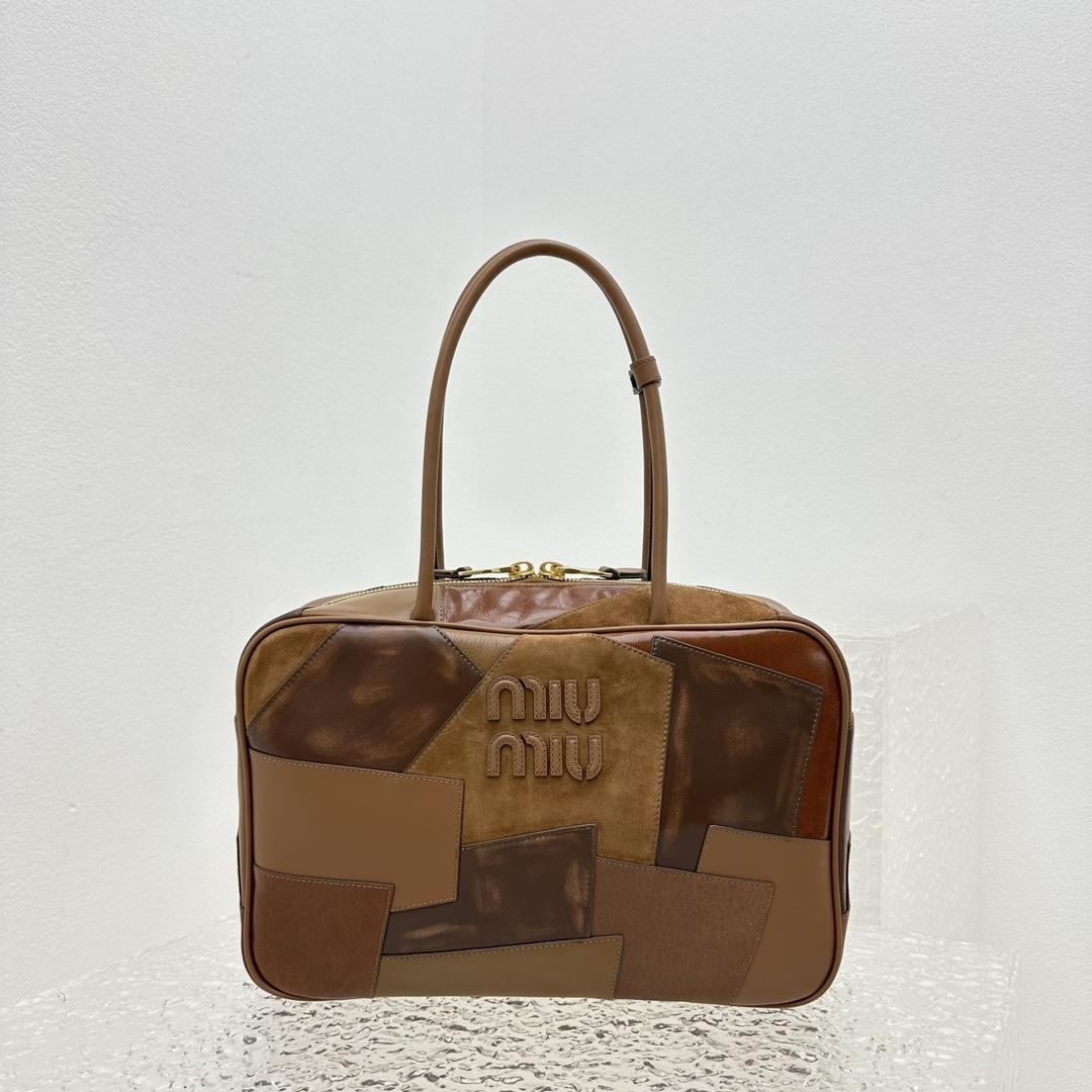 Miu Miu Leather Patchwork Bag - 
