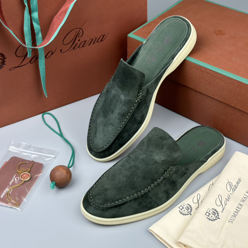 Loro Piana Babouche Walk Loafers - 