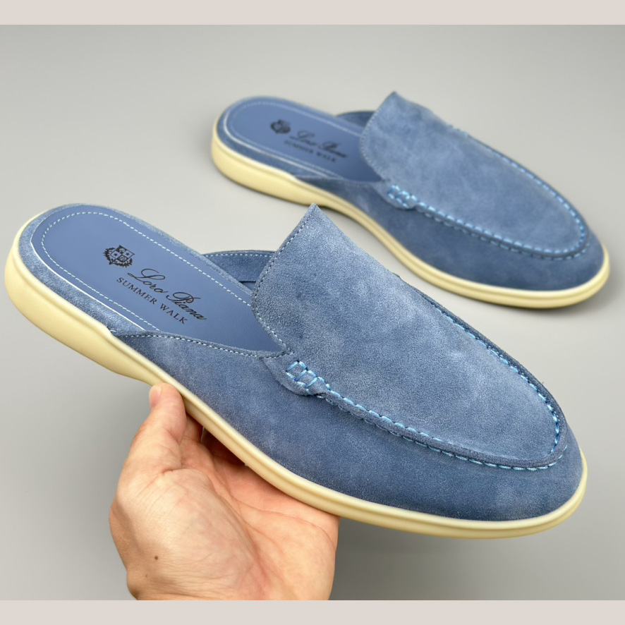 Loro Piana Babouche Walk Loafers - 