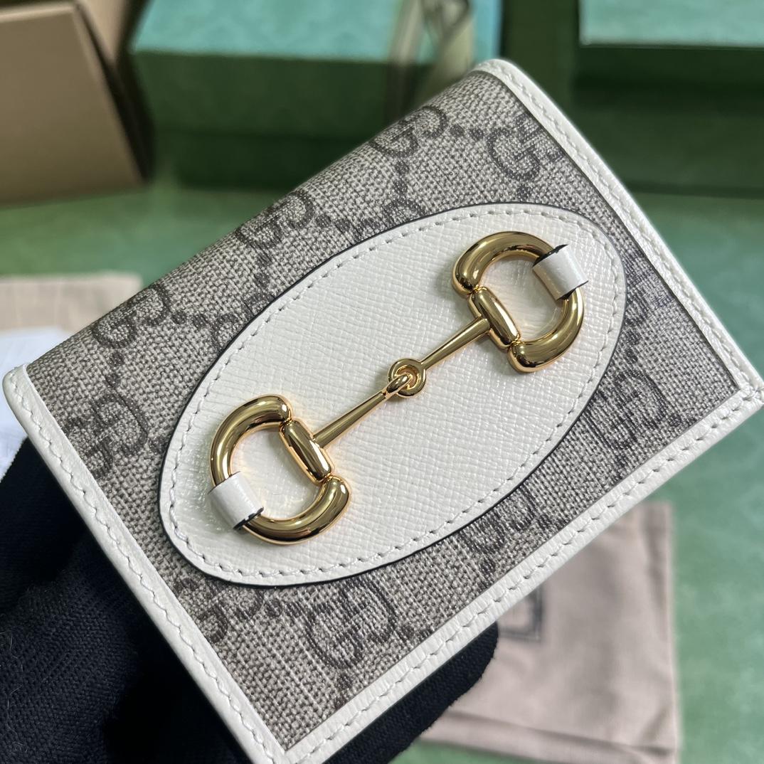 Gucci Horsebit 1955 Card Case Wallet - 