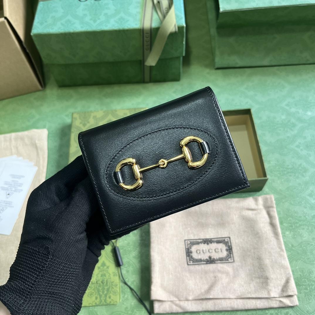 Gucci Horsebit 1955 Card Case Wallet - DesignerGu