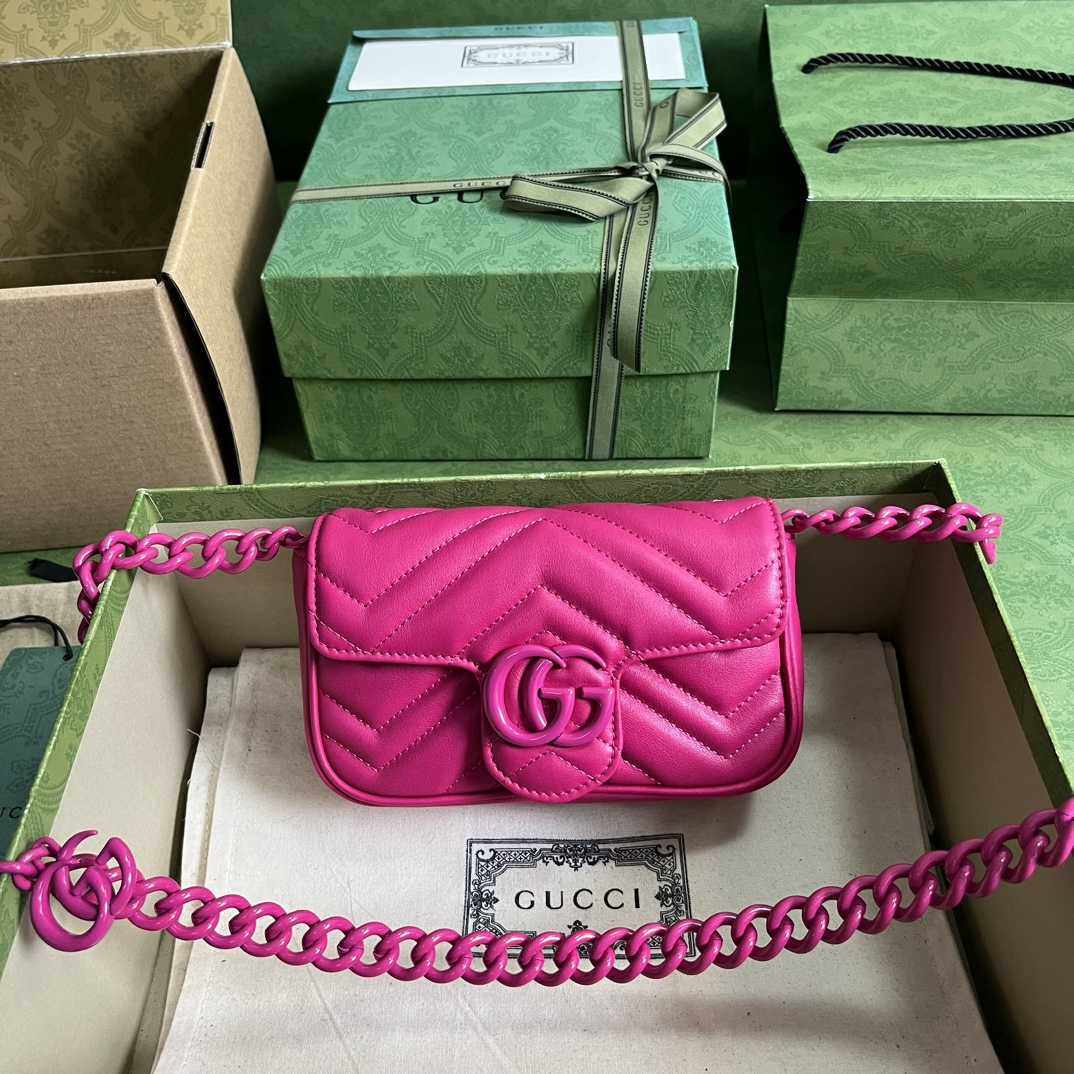 Gucci GG Marmont Belt Bag(16.5-10.2-5.1CM) - DesignerGu