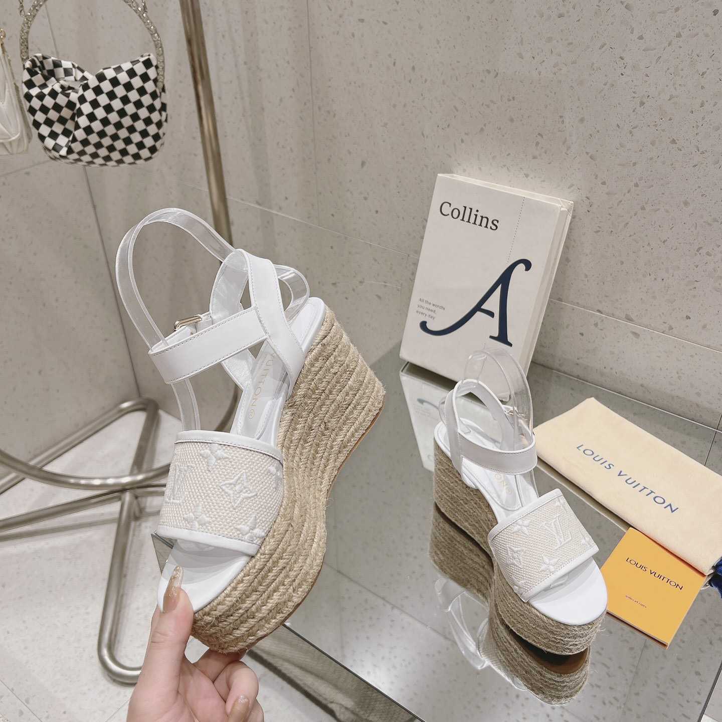 Louis Vuitton Starboard Wedge Sandal   - 