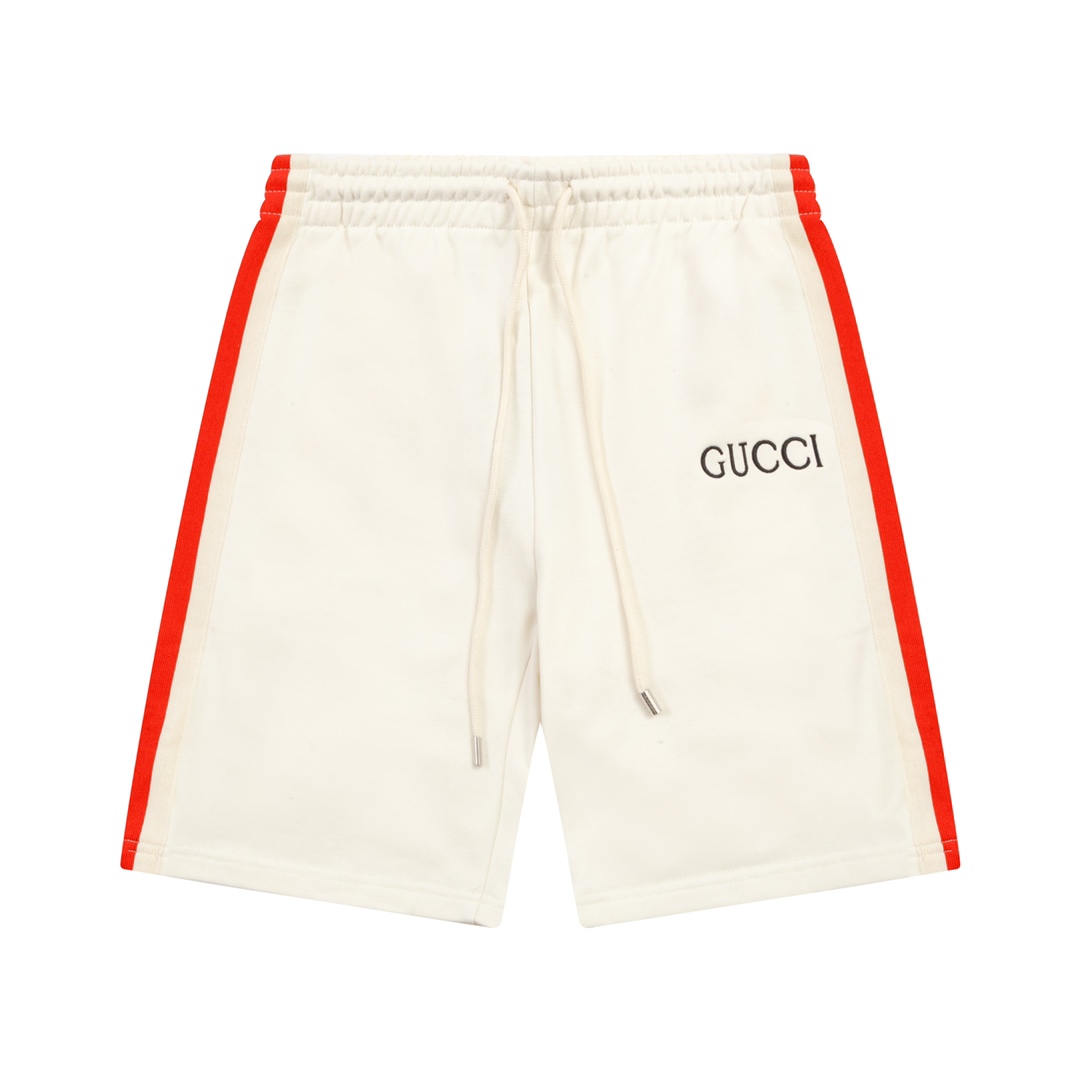 Gucci Cotton Shorts With Web - DesignerGu