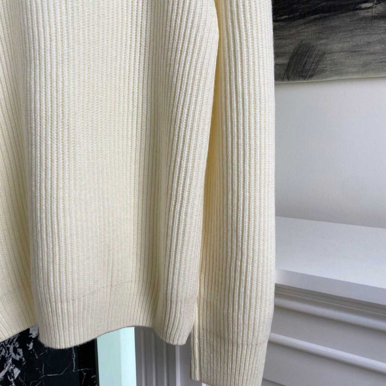 Gucci Knit Wool Sweater With Web - 