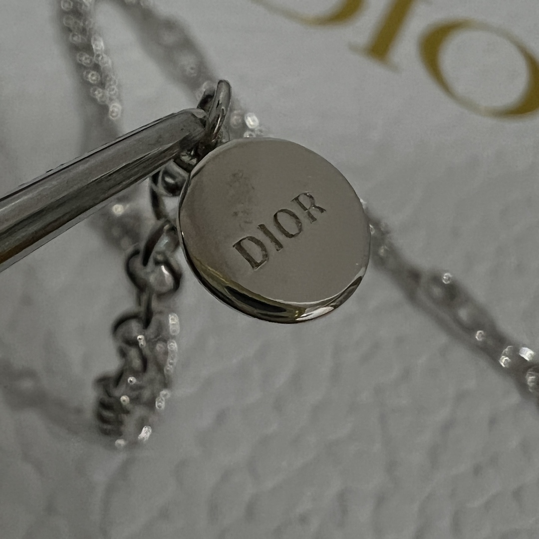 Dior CD Icon Thin Chain Link Bracelet - 