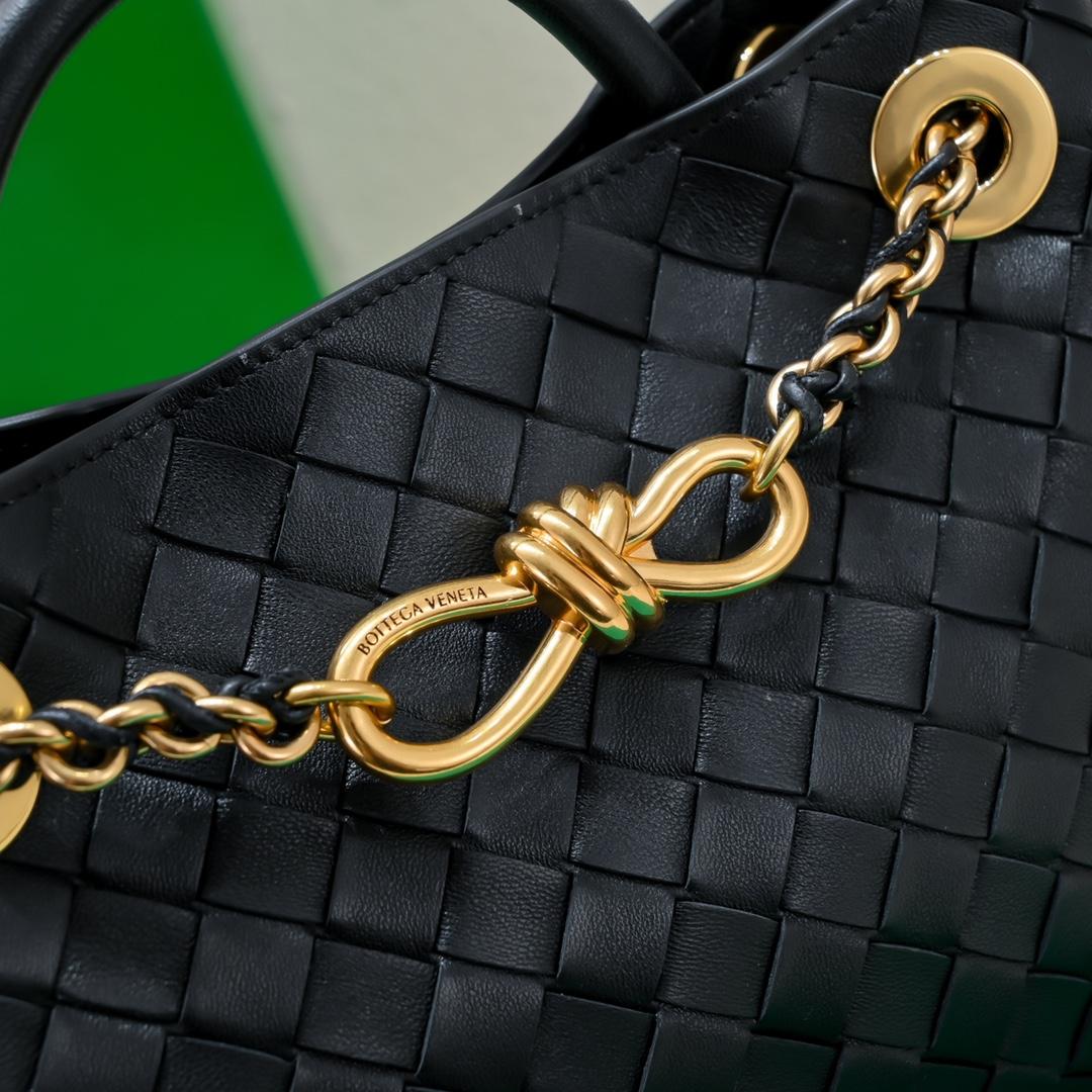 Bottega Veneta Small Andiamo With Chain - DesignerGu