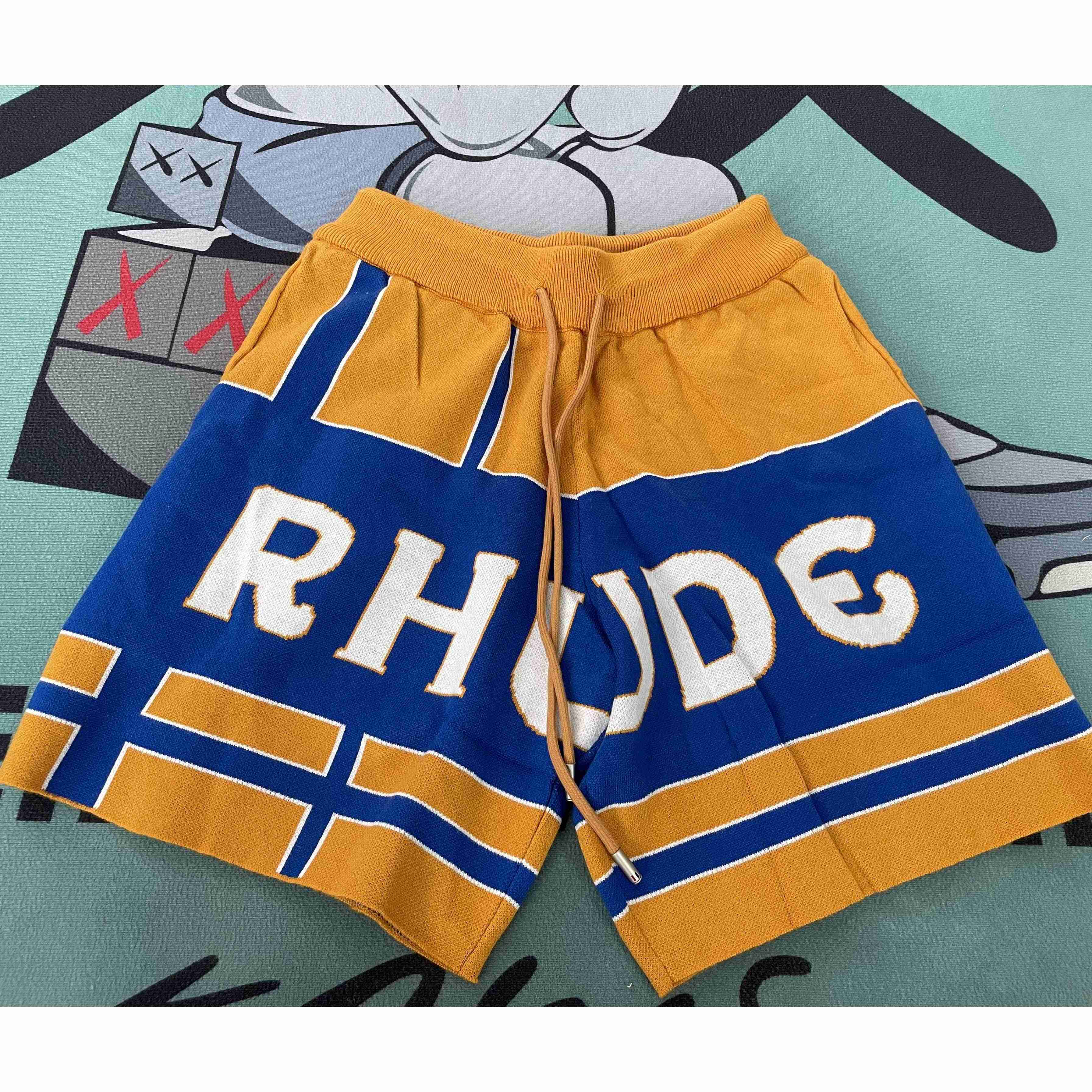 Rhude Knit Jacquard Shorts - DesignerGu