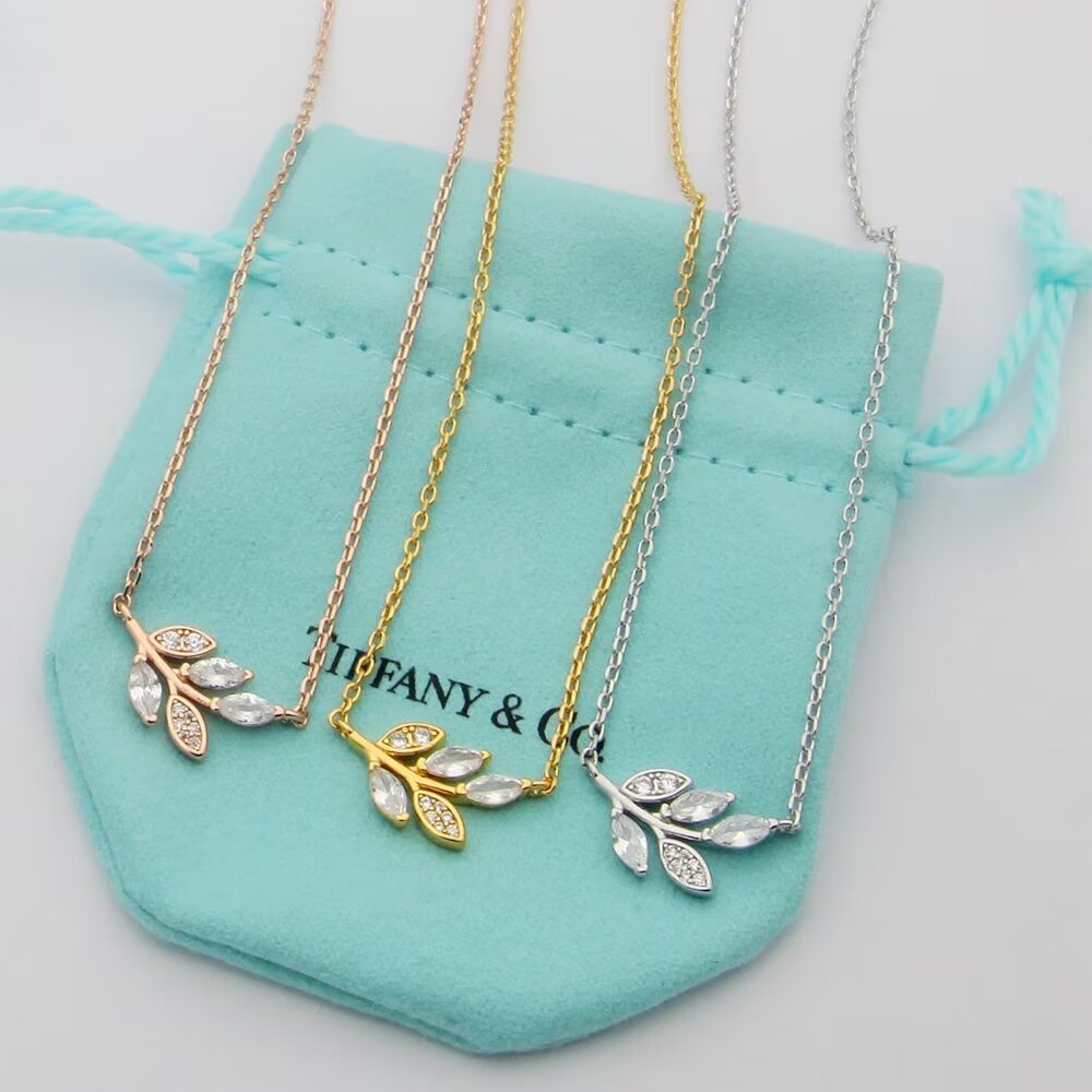 Tiffany & Co. Diamond Vine Pendant - 