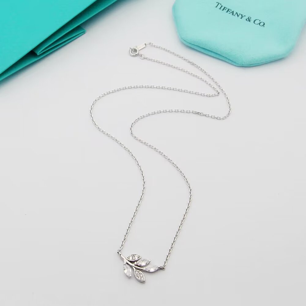 Tiffany & Co. Diamond Vine Pendant - 