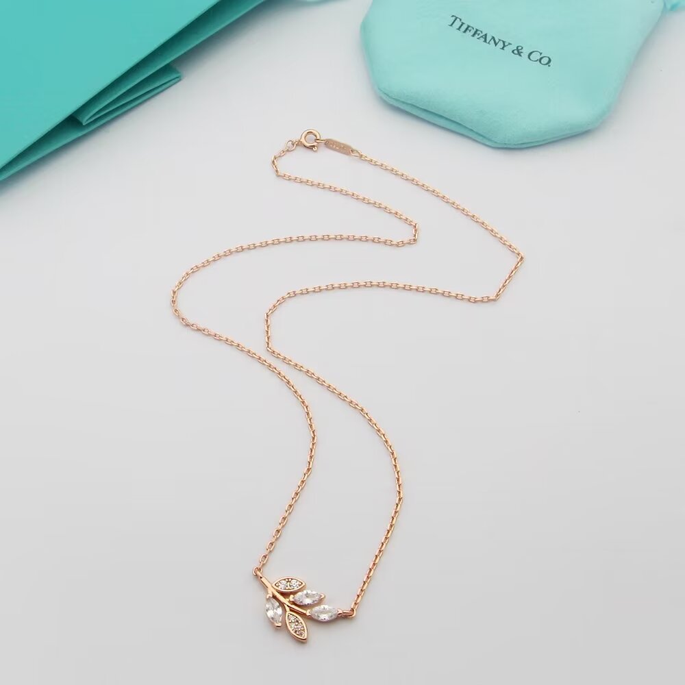 Tiffany & Co. Diamond Vine Pendant - 