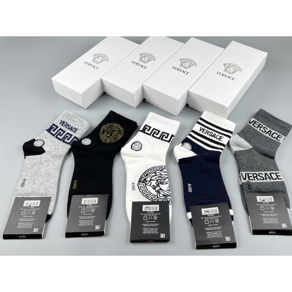 Versace Socks/Box - DesignerGu