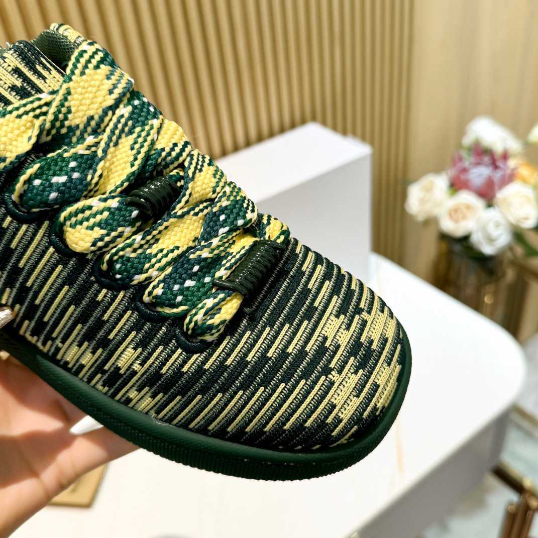 Burberry Check Knit Box Sneakers - 