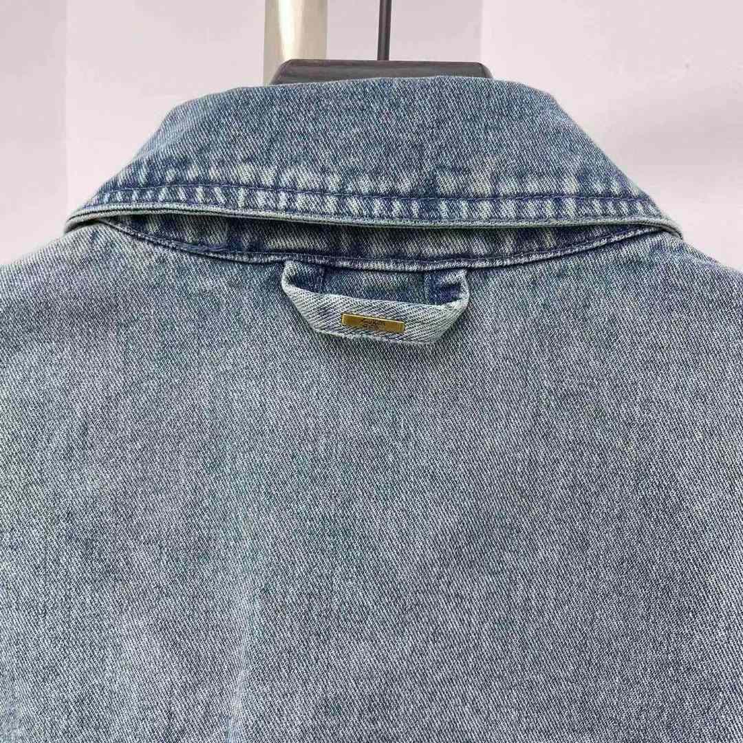 Louis Vuitton Short-Sleeved Denim Workwear Shirt  1ABLDG - 