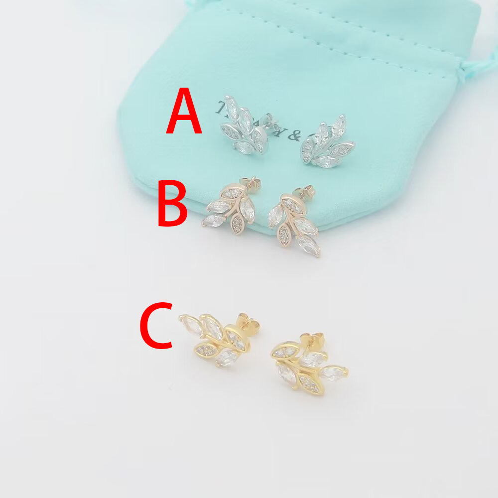 Tiffany & Co. Diamond Vine Earrings - DesignerGu