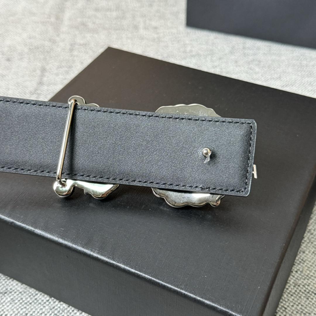 Dolce & Gabbana DG Logo-buckle Leather Belt   40mm - 