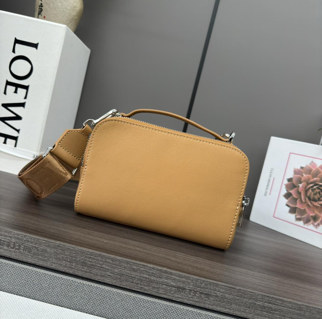 Loewe Mini Camera Crossbody Bag In Satin Calfskin - 