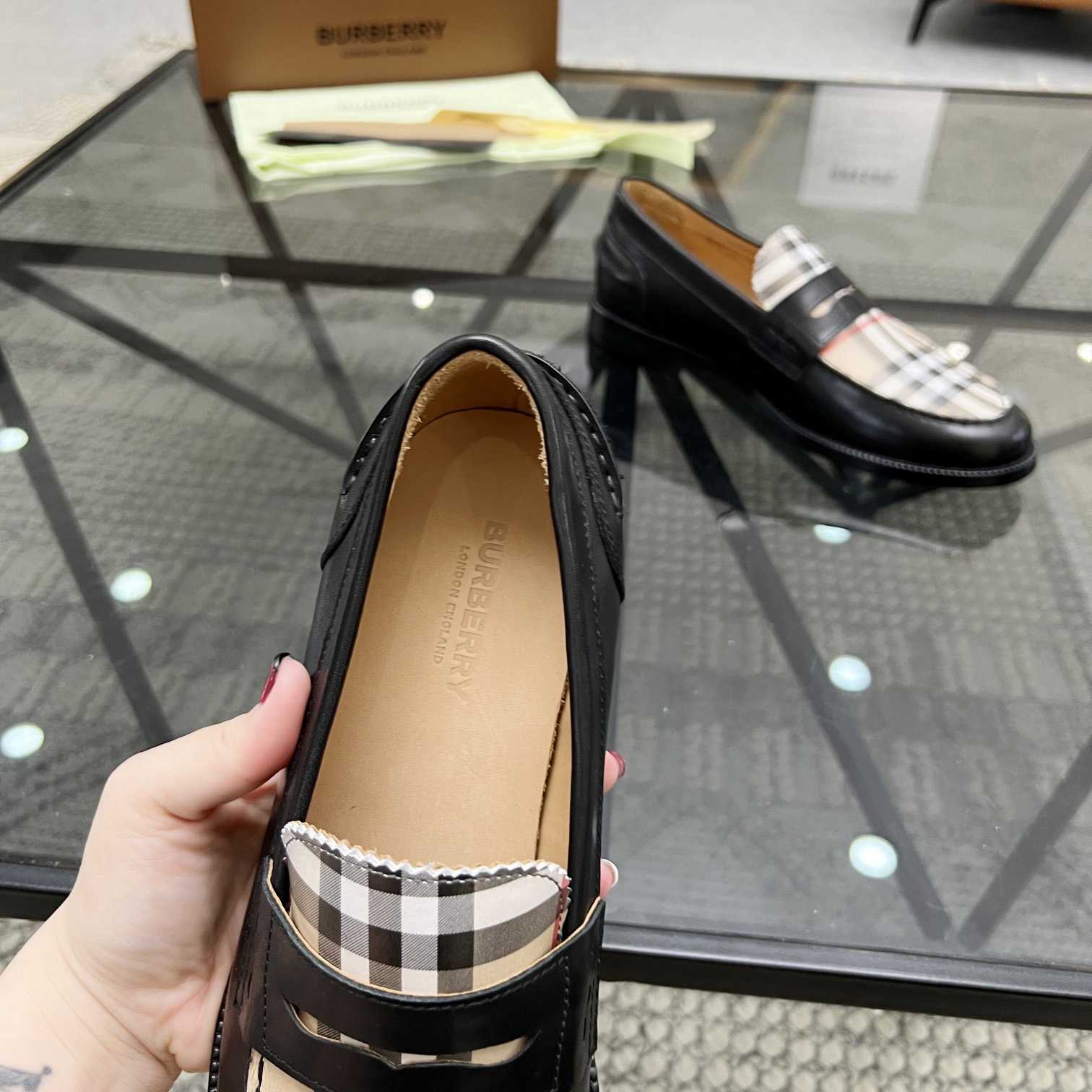 Burberry Vintage Check Penny Loafers - 