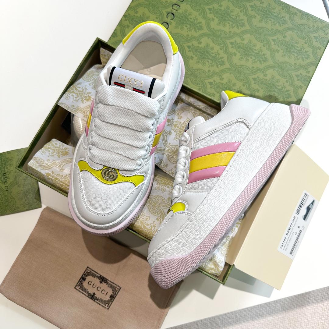 Gucci Screener Trainer With Web - DesignerGu