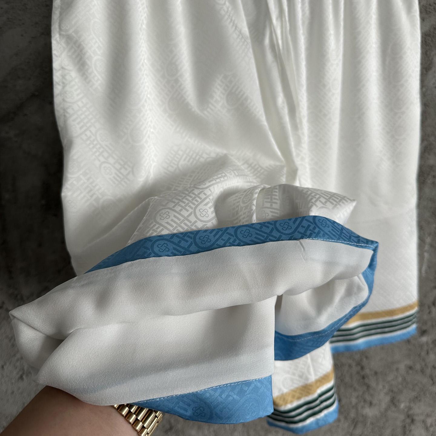 Casablanca Casa Way Shorts With Monogram  - 