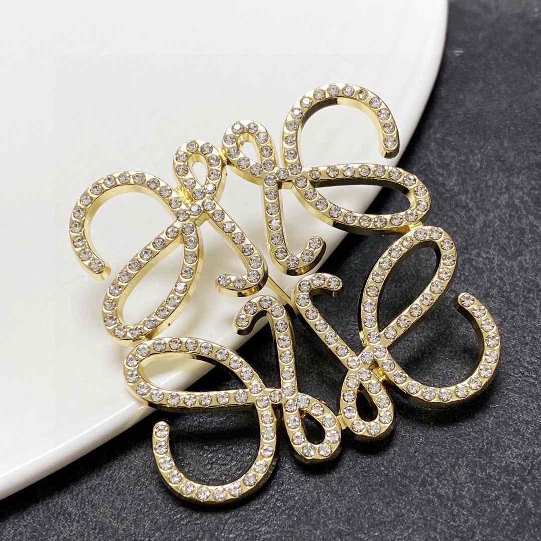 Loewe Anagram Brooch - 